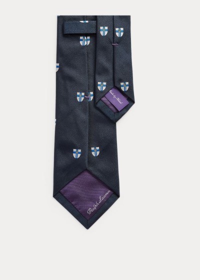 Men's Ralph Lauren Silk Club Ties | 389627MYZ